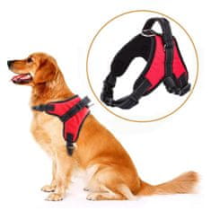 Cool Mango Pasja oprsnica, z prilagodljivimi trakovi, ponoči se sveti, oprsnica za pse, za optimalen nadzor na sprehodih, enostavna za uporabo, lahka in prenosljiva oprsnica, za hišne ljubljenčke, XL - Harny