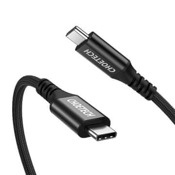 Choetech Kabel USB-C na USB-C 3.1 Choetech XCC-1007 GEN2 10Gbps 4K 100W 2m (črn)