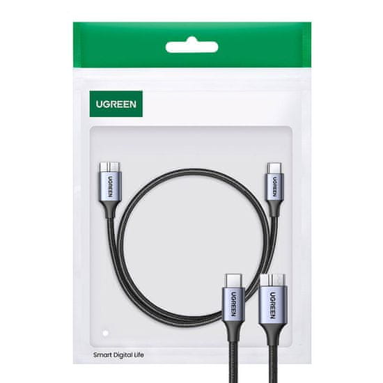 Ugreen ugreen kabel usb-c do micro usb 15233, 2 m (zvezdnato siva)
