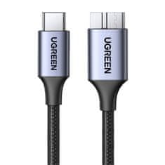 Ugreen ugreen kabel usb-c do micro usb 15233, 2 m (zvezdnato siva)