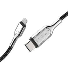 Cygnett Kabel USB-C na Lightning Armoured 30W 2m (črn)