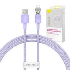 BASEUS baseus kabel za hitro polnjenje USB-a z Lightning Explorer serije 1m, 2,4a (vijolična)