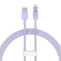 BASEUS baseus kabel za hitro polnjenje USB-a z Lightning Explorer serije 1m, 2,4a (vijolična)