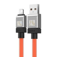 BASEUS USB-A na Lightning CoolPlay Series 2.4A kabel za hitro polnjenje 1m (oranžen)