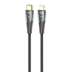 Budi Kabel USB-C s strelo Budi 20W 1,5 m (črn)