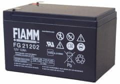 Fiamm FG21202 svinčen akumulator FG21202 • 12V 12Ah • AGM|VRLA • DXŠXV: 151x98x95 | Faston 6.3