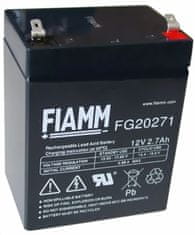 Fiamm FG20271 svinčen akumulator FG20271 • 12V 2,7Ah • AGM|VRLA • DXŠXV: 79x56x99 | Faston 4.8