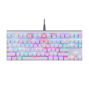 Motospeed Mehanska tipkovnica CK101 RGB (bela)