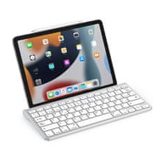 OMOTON Brezžična tipkovnica za iPad z držalom za tablični računalnik Omoton KB088 (srebrna)