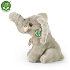 Rappa Plišasti slon, ki sedi, 18 cm EKOLOŠKO PRIJAZNO