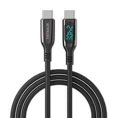 Tiktaalik PD 240W kabel USB-C do USB-C, 1,5 m (črn)