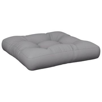Vidaxl Blazina za palete siva 58x58x10 cm blago