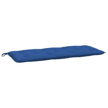 Vidaxl Blazina za vrtno klop kraljevsko modra 120x50x7 cm oxford tkanina