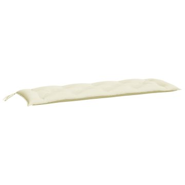 Vidaxl Blazina za vrtno klop krem 150x50x7 cm oxford tkanina