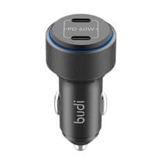 Budi avto polnilec, budi 2xusb-c 60w