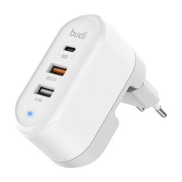 Budi polnilec budi tipa c + usb 2,4a 5v