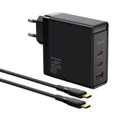 Mcdodo GaN 140W omrežni polnilec CH-2913 2x USB-C, USB-A (črn)