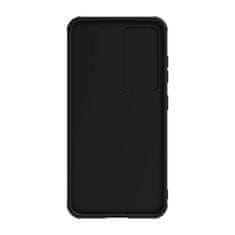 Nillkin CamShield usnjeni ovitek za Samsung Galaxy S23 (črn)
