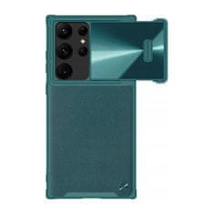 Nillkin CamShield usnjen ovitek S za Samsung Galaxy S23 Ultra (zelen)