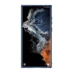 Nillkin CamShield usnjen ovitek za Samsung Galaxy S22 Ultra (modri)