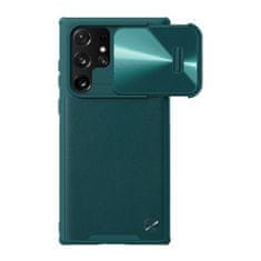 Nillkin CamShield usnjen ovitek za Samsung Galaxy S22 Ultra (zelen)