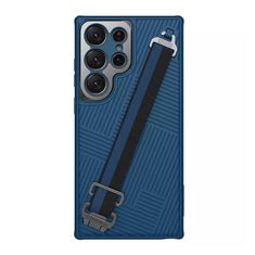 Nillkin Ovitek z naramnico za Samsung Galaxy S23 Ultra (modri)