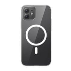 BASEUS Magnetic Crystal Clear zaščitni ovitek za iPhone 12 (prozoren) + kaljeno steklo + komplet za čiščenje