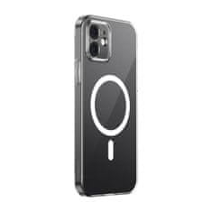 BASEUS Magnetic Crystal Clear zaščitni ovitek za iPhone 12 (prozoren) + kaljeno steklo + komplet za čiščenje