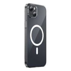 slomart zaščitni ovitek baseus magnetic crystal clear za iphone 13 (prozoren) + kaljeno steklo + komplet za čiščenje