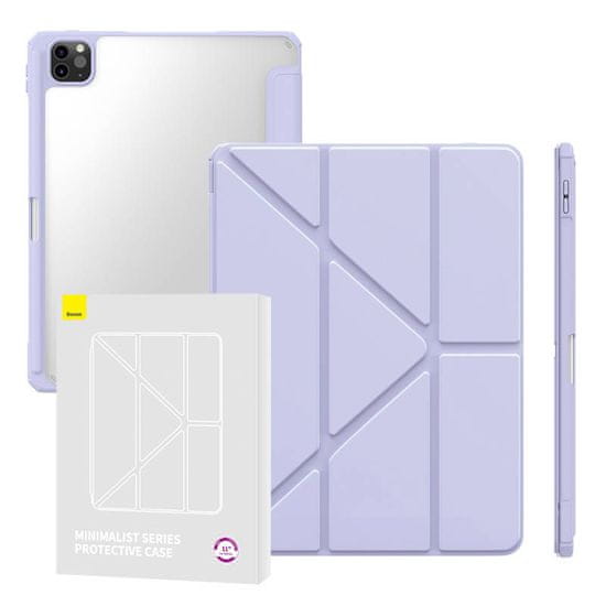 slomart etui baseus minimalist do ipad pro (2018/2020/2021/2022) 11-inch (vijoličen)
