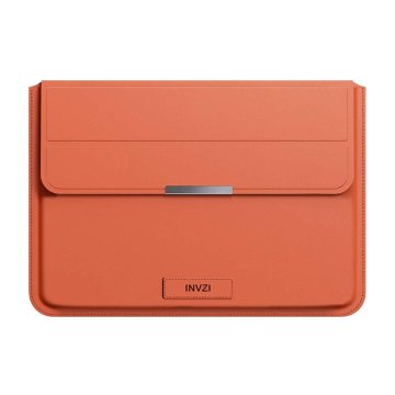 slomart usnjen ovitek / torbica s funkcijo stojala za macbook pro/air 13"/14" (rjava)