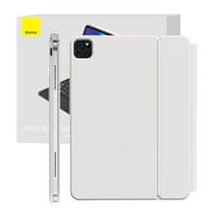 slomart ohišje s tipkovnico baseus brilliance za ipad pro 12,9" (2018/2020/2021) (belo)