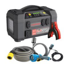 Lokithor AW401 Jump Starter / Booster 2500A + Powerbank 20000mAh + kompresor + Flash Light + Power Wash 5-v-1 naprava