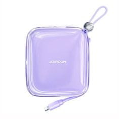 Joyroom Powerbank JR-L003 Jelly 10000 mAh, Lightning, 22,5 W (vijolična)