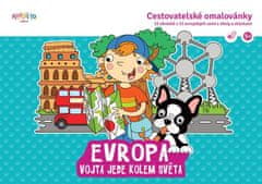 Potovalne pobarvanke / Vojta gre v svet Evrope
