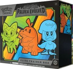 Pokémon TCG: Scarlet &amp; Violet 02 Paldea Evolved - škatla za elitnega trenerja