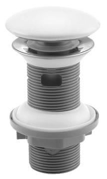 ISVEA Keramični Click-Clack umivalnik zapirač, 5/4", brez preliva, bela barva