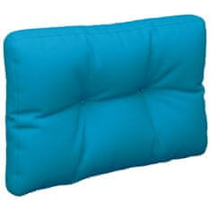 Vidaxl Blazina za kavč iz palet svetlo modra 50x40x12 cm