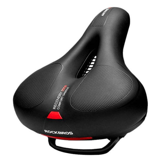 ROCKBROS Sedlo za kolo AQ-6090R (črno-rdeče)