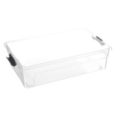 Northix Škatla za shranjevanje s predalom - plastična - 5,6 l 