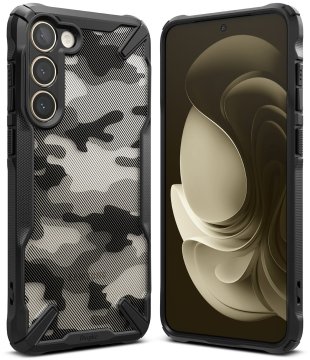 slomart Ringke fusion x design case samsung galaxy s23+ kamuflaž črn