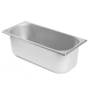 shumee Profesionalni pladenj za sladoled iz nerjavečega jekla, 360x165x120mm, prostornina. 5L - Hendi 807019