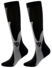 Merco Multipack 2ks Kompresijske nogavice Racer črne L