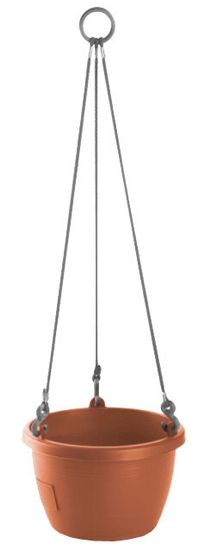 Plastkon Multipack 4ks Marina viseči lonec, terakota 25 cm