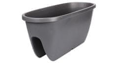 Plastkon Multipack 2ks Balconia OVI balkonski sadilnik antracit 60 cm