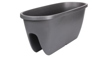 Plastkon Multipack 2ks Balconia OVI balkonski sadilnik antracit 60 cm