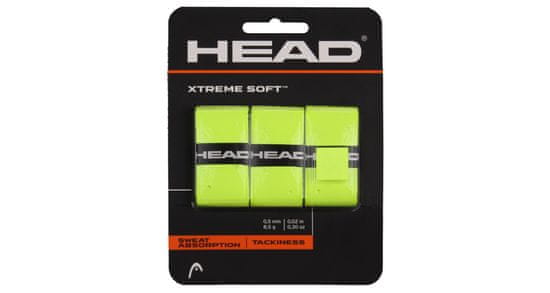 Head Multipack 4ks XtremeSoft 3 ovoj za lopar, tl. 05 mm rumen 3 kosi