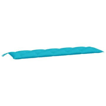 Vidaxl Blazina za vrtno klop turkizna 180x50x7 cm oxford tkanina