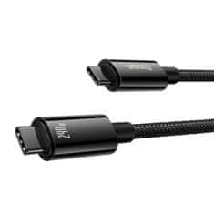 BASEUS Kabel USB-C na USB-C Tungsten Gold 240W 1m (črn)