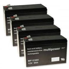 POWERY Svinčev baterija za MP1236H / APC RBC23 - Powery